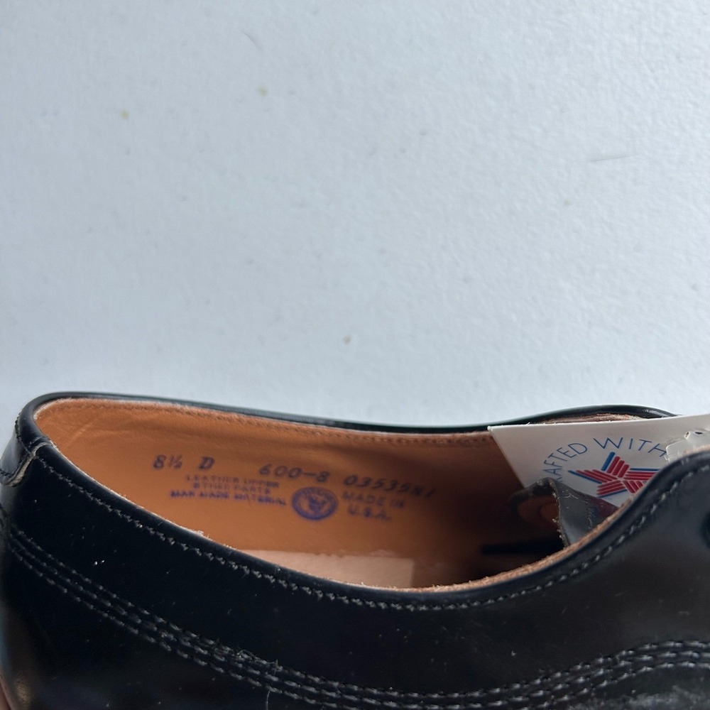 VINTAGE 1980s UNUSED USPS POSTMAN SHOES BY MASON! VELVET-EEZ/BLACK OXFORDS 10.5D